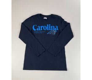 CSA Womens Black Carolina Panthers Long Sleeve Tee M